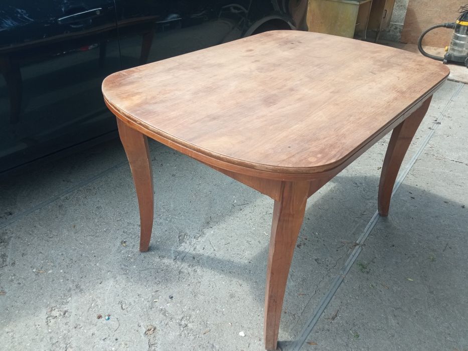 Stół rozkładany w orzechu antyk