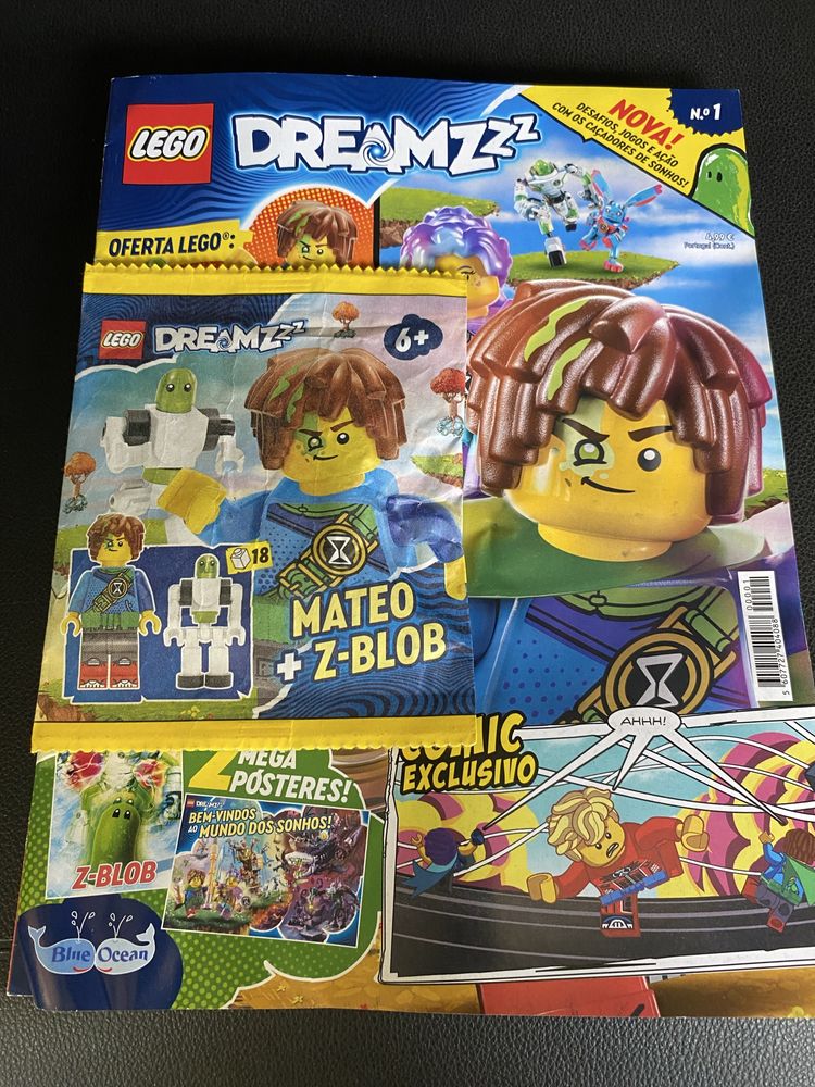 Revista Lego dreamzZz com boneco