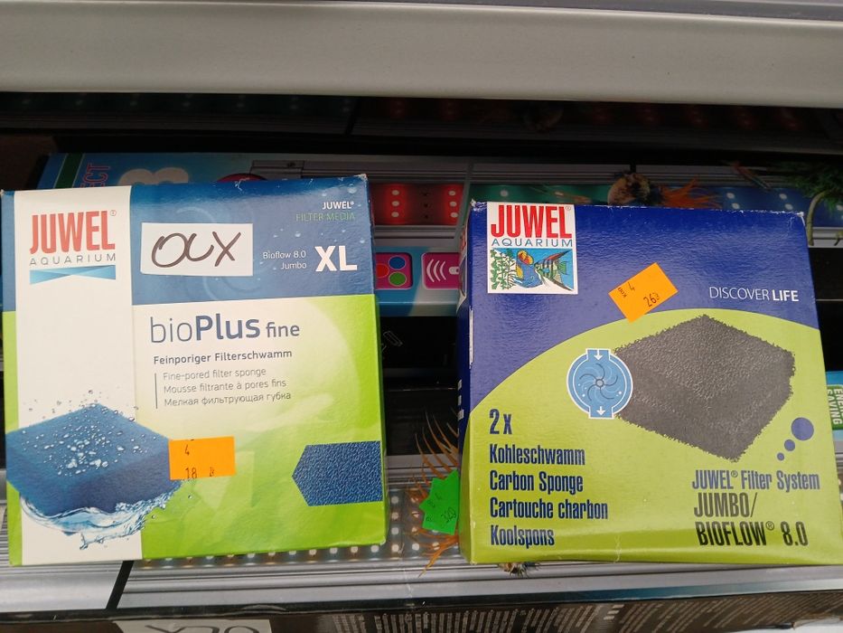 Gąbki akwarystyczne bio plus filtracyjne