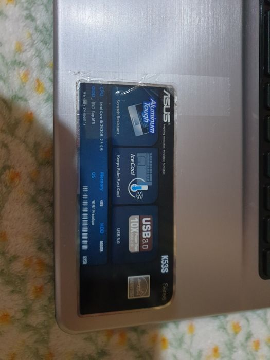 Portátil Asus K53S