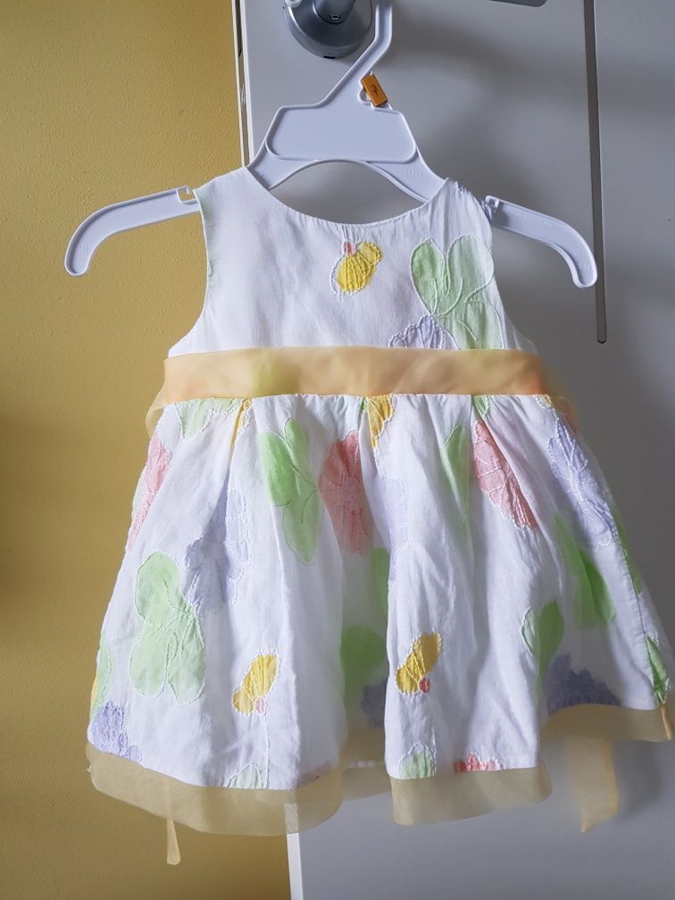 Sukienka dla dziewczynki 3-6 m-cy