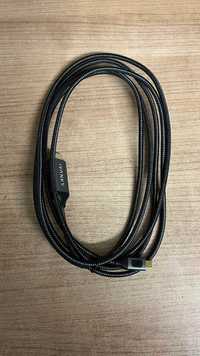 iVANKY kabel HDMI usb-c długi 3m premium oplot sztywny twardy