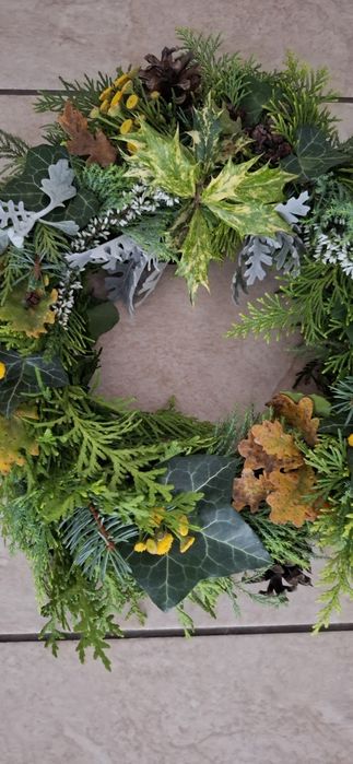 Wianek kompozycja  jesienna