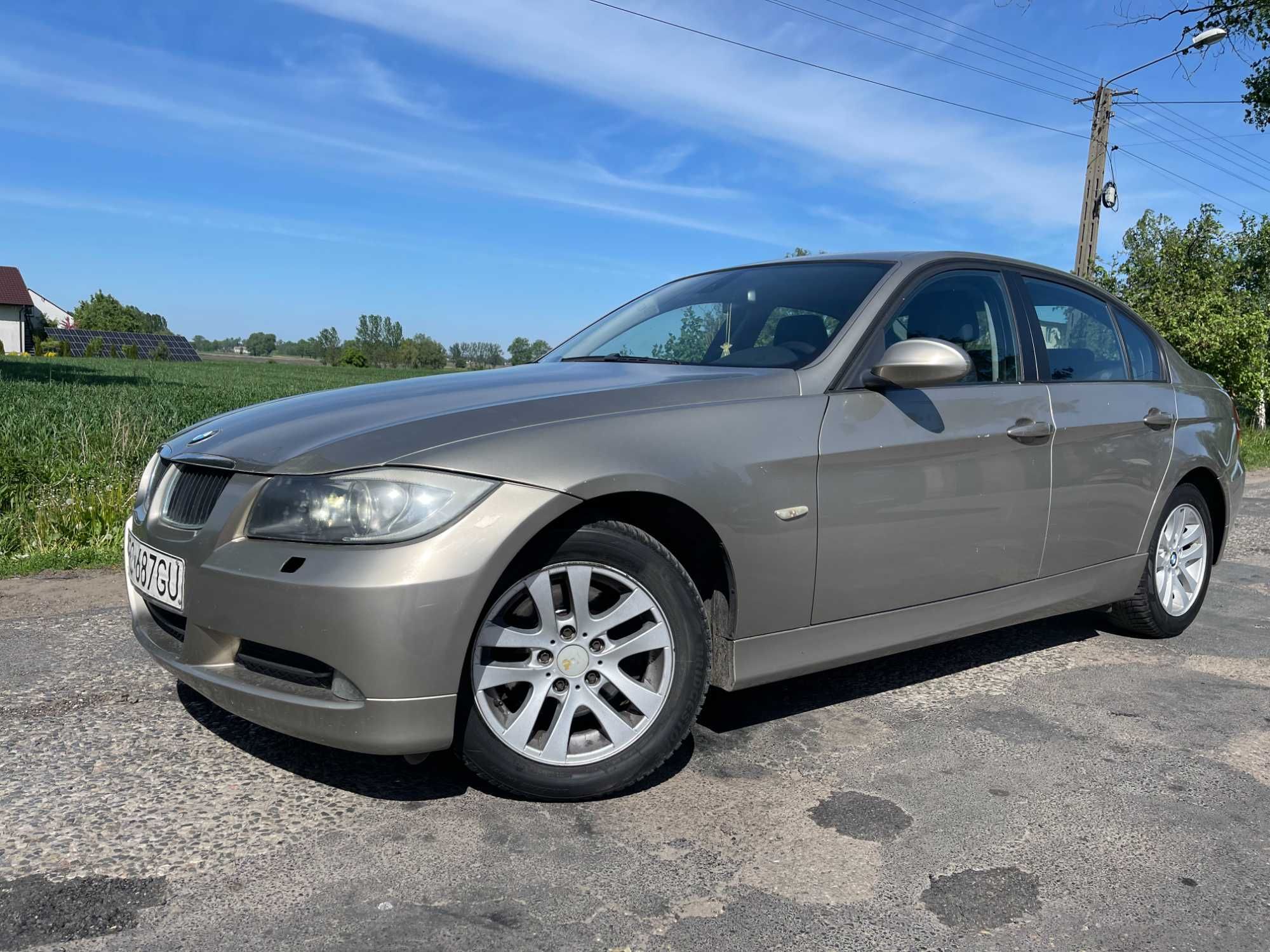 Bmw 3 E90 2.0 Diesel 177 KM Automat_Skóra,Xenon,Alu_Złota Limuzyna!