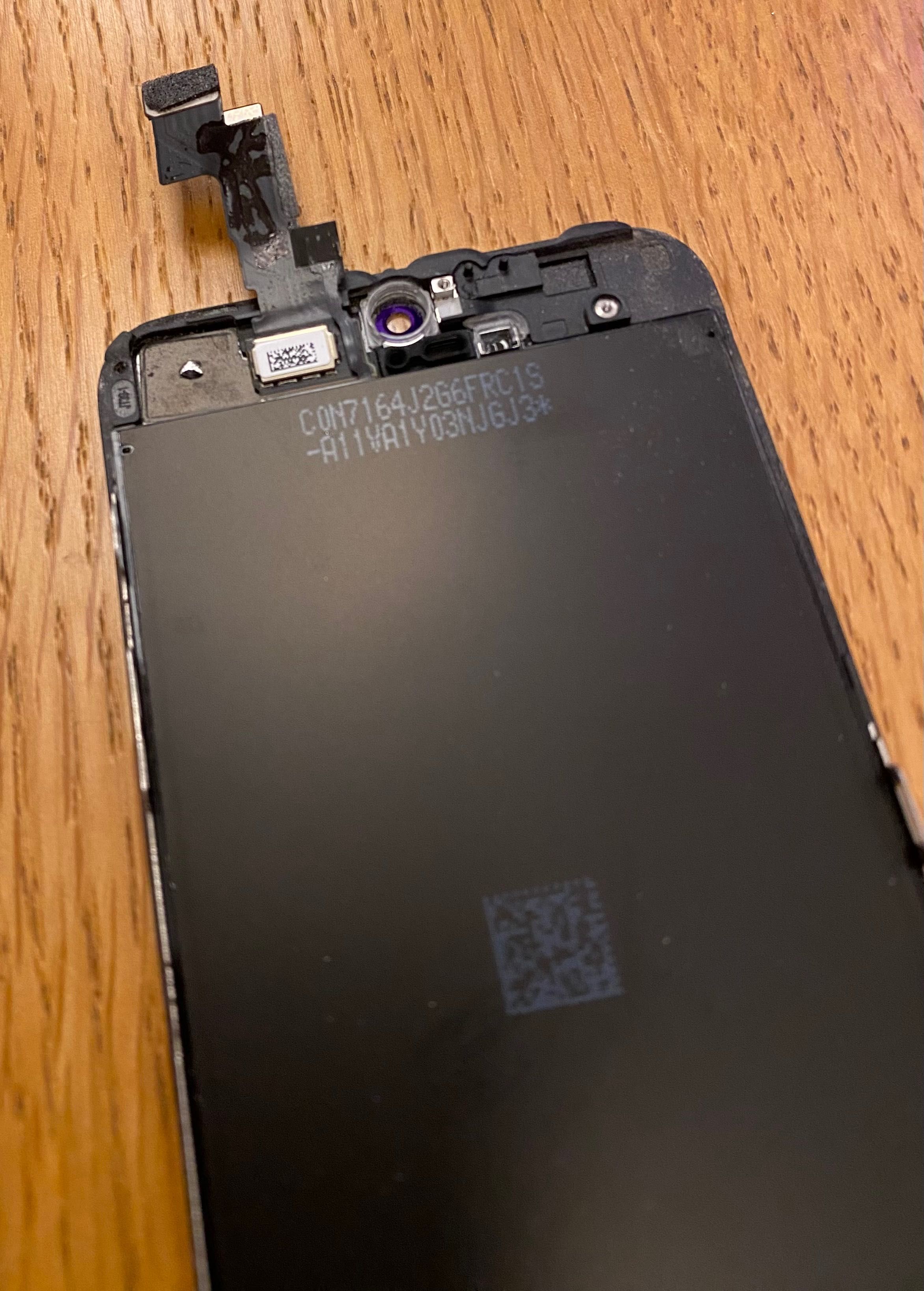 Wyświetlacz LCD do iPhone 5s w kolorze czarny ORYGINAŁ 23FV