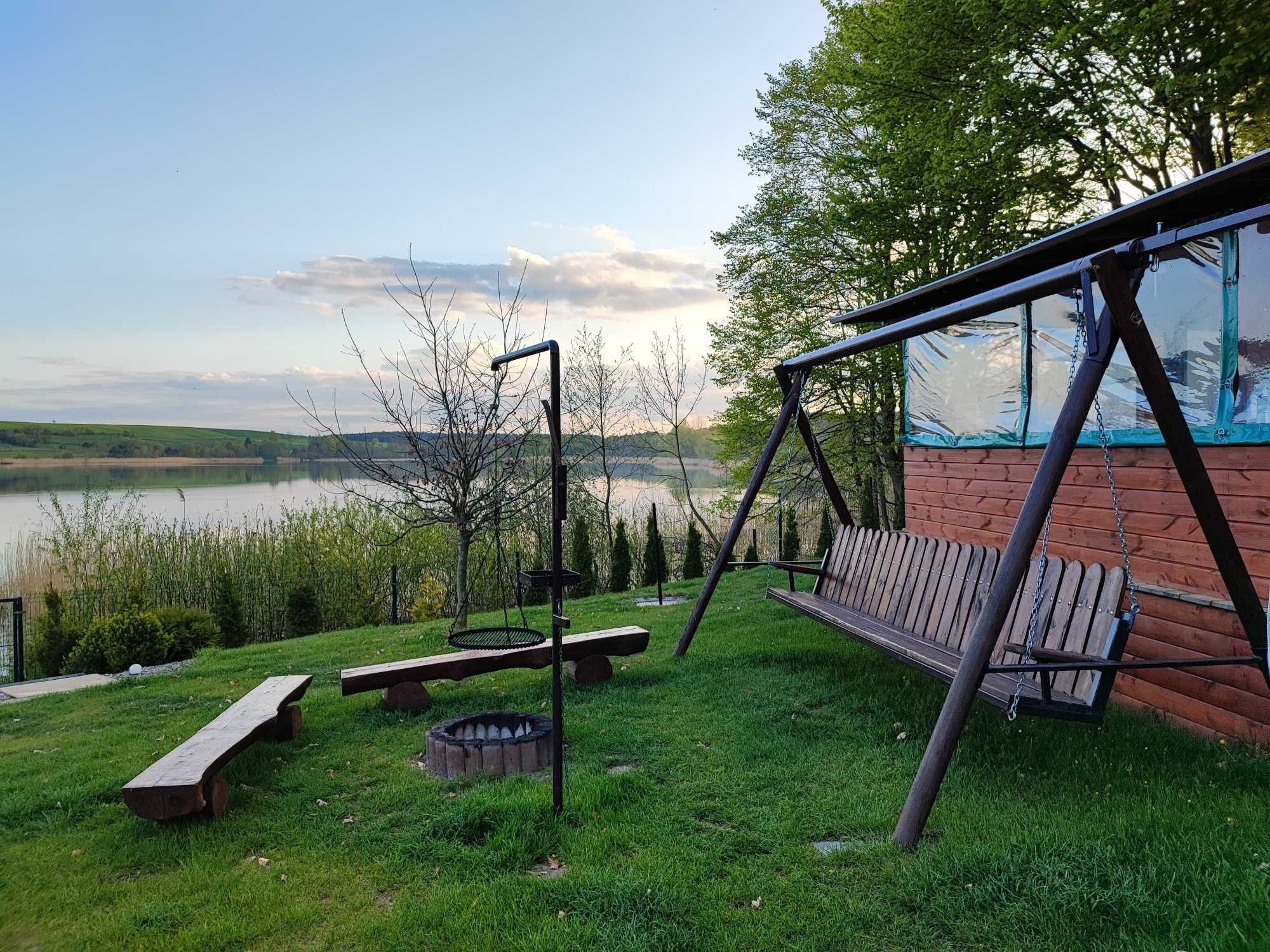 Domek letniskowy nr 3, jezioro, mazury, bania, Skarlin, nocleg