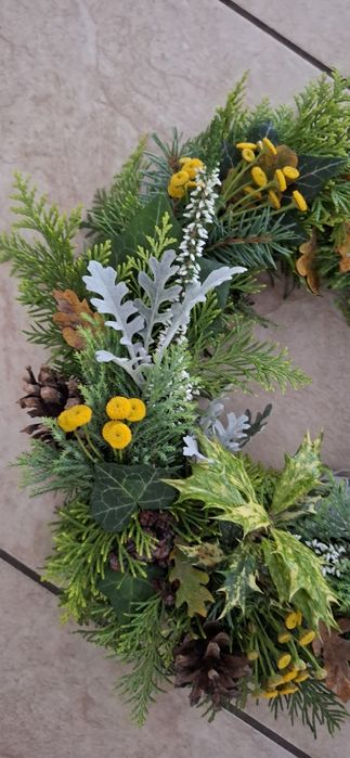 Wianek kompozycja  jesienna