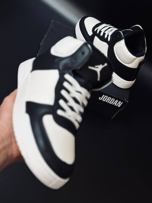 СКИДКА!!! кроссовки женские Найк Джордан/ кеды зимние Nike Jordan кожа