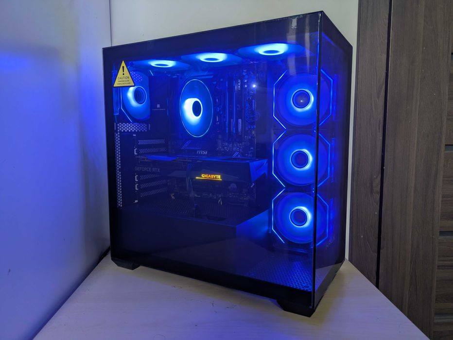 MOCNY KOMPUTER do gier Ryzen 5 7500F ARGB RTX 3060 32GB DDR5 1TB WIFI