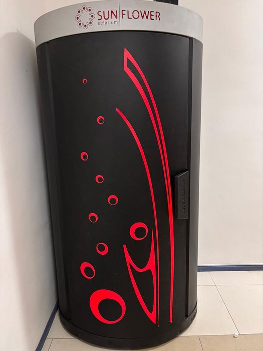 Солярий вертикальный  Sun Flower V 7 в полностью рабочем состоянии