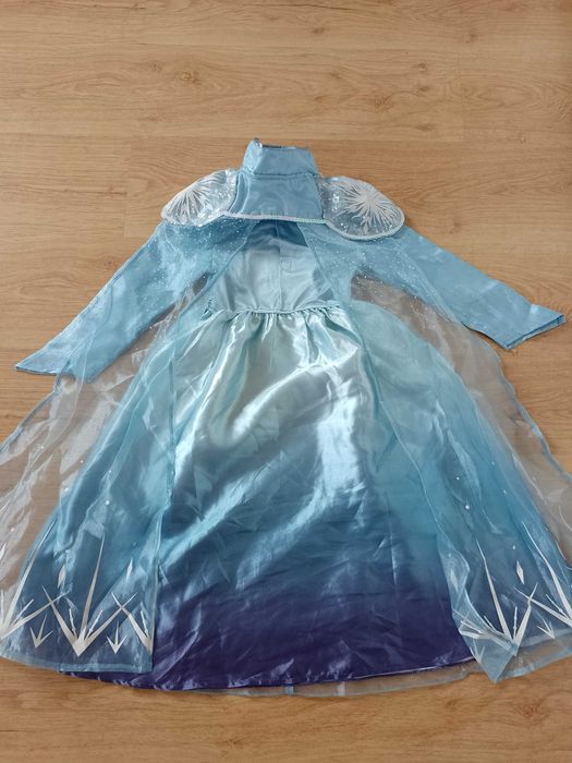NOWY strój karnawałowy ELZA ELSA Kraina Lodu Frozen II 92/98 (37)