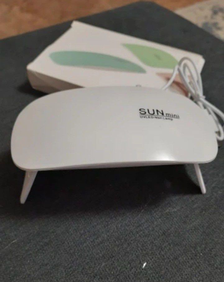 Лампа для маникюра с USB кабелем, работает от Power Bank, Sun Mini 6 В
