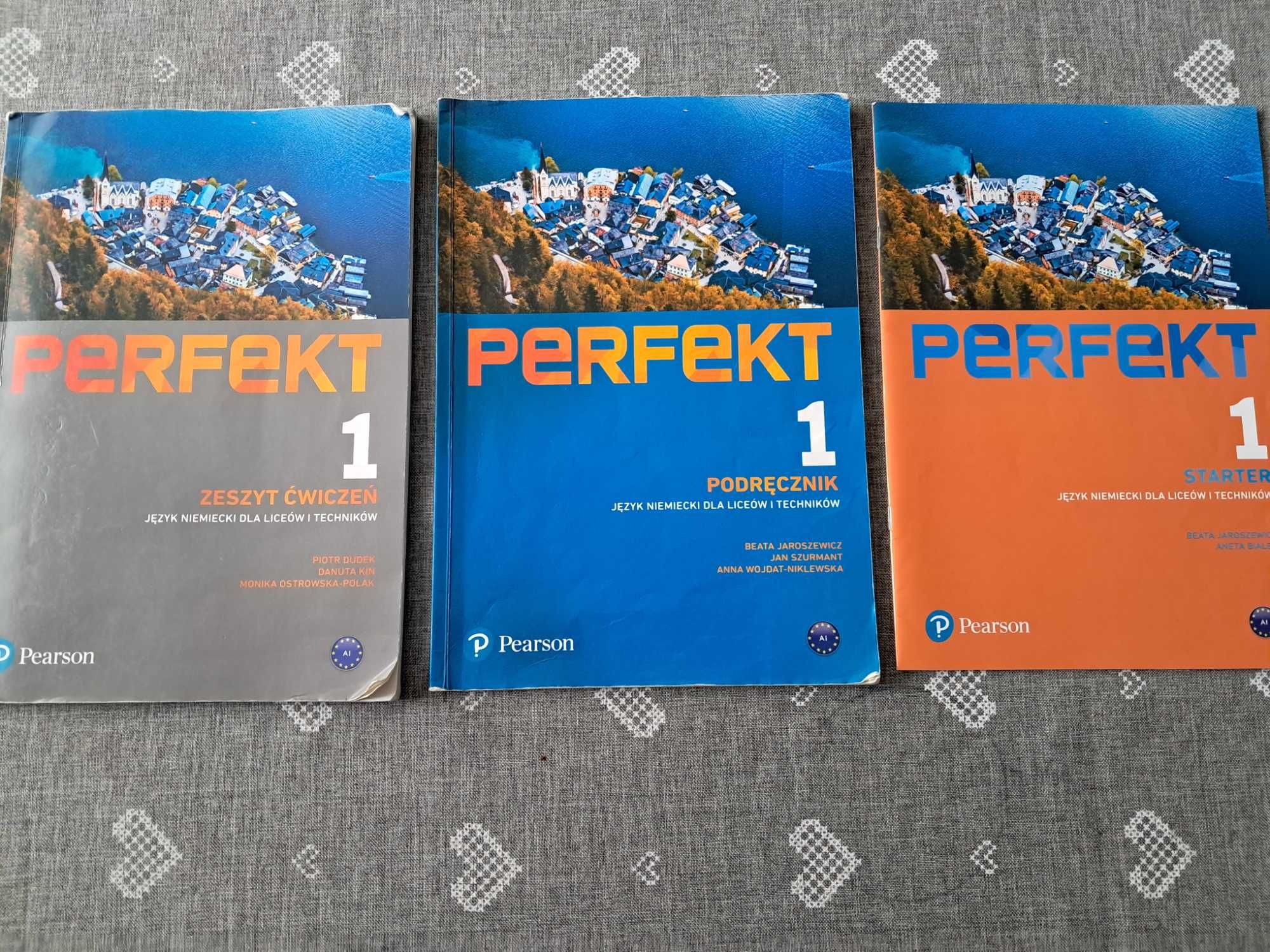 Podręcznik  j. niemiecki -PERFEKT 1  Zestaw podręcznik, ćwicz, starter