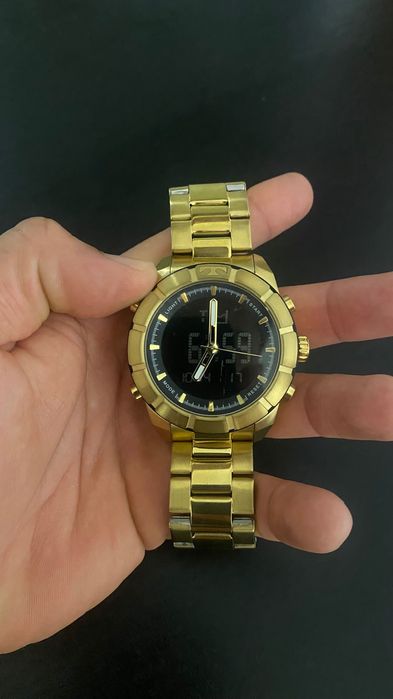 RELÓGIO IMPERDÍVEL ! Technos Dourado Anadigi - Modelo BJ3340.AC |