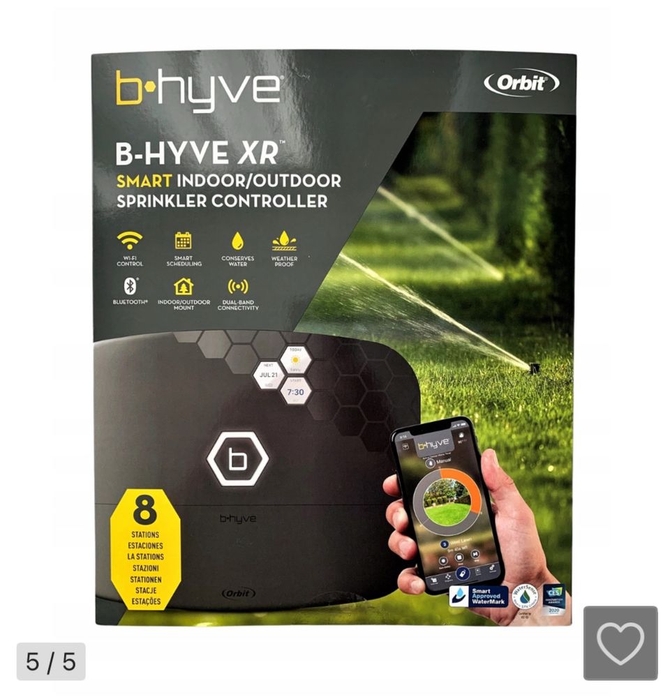 Sterownik nawadniania Orbit B-hyve XR SMART Wi-Fi 8 sekcji