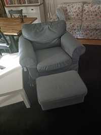 Fotel+ pufa IKEA okazja