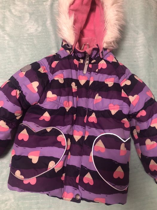 Зимовий комплект, комбінезон для дівчинки Lenne 98