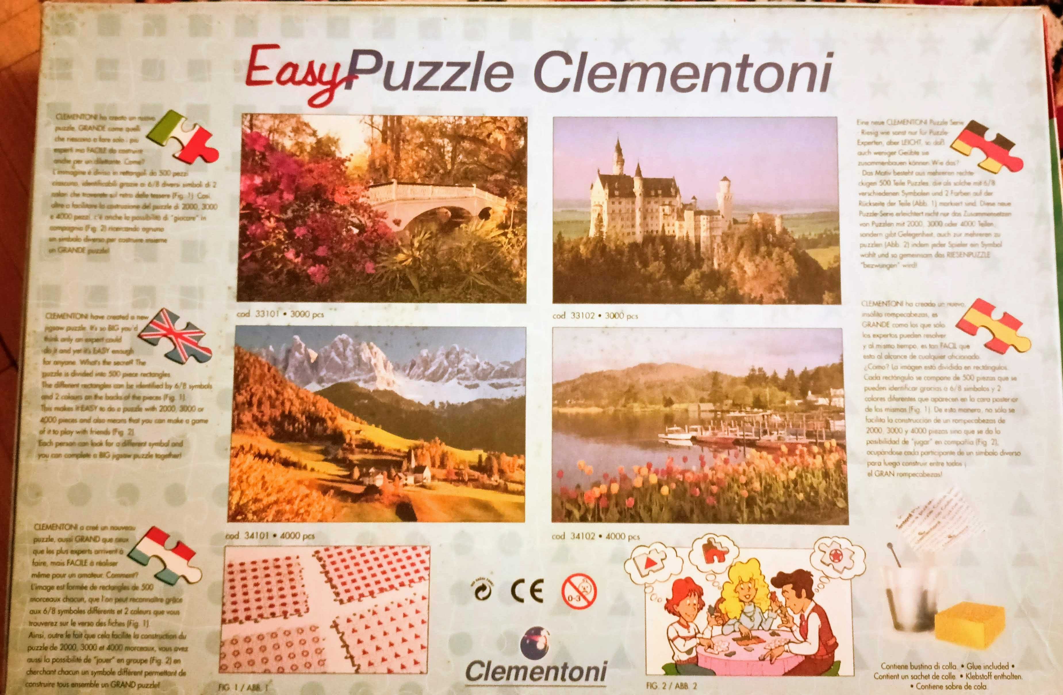 Puzzle Clementoni 3000 el. z ułatwieniem. Magnolia Garden.