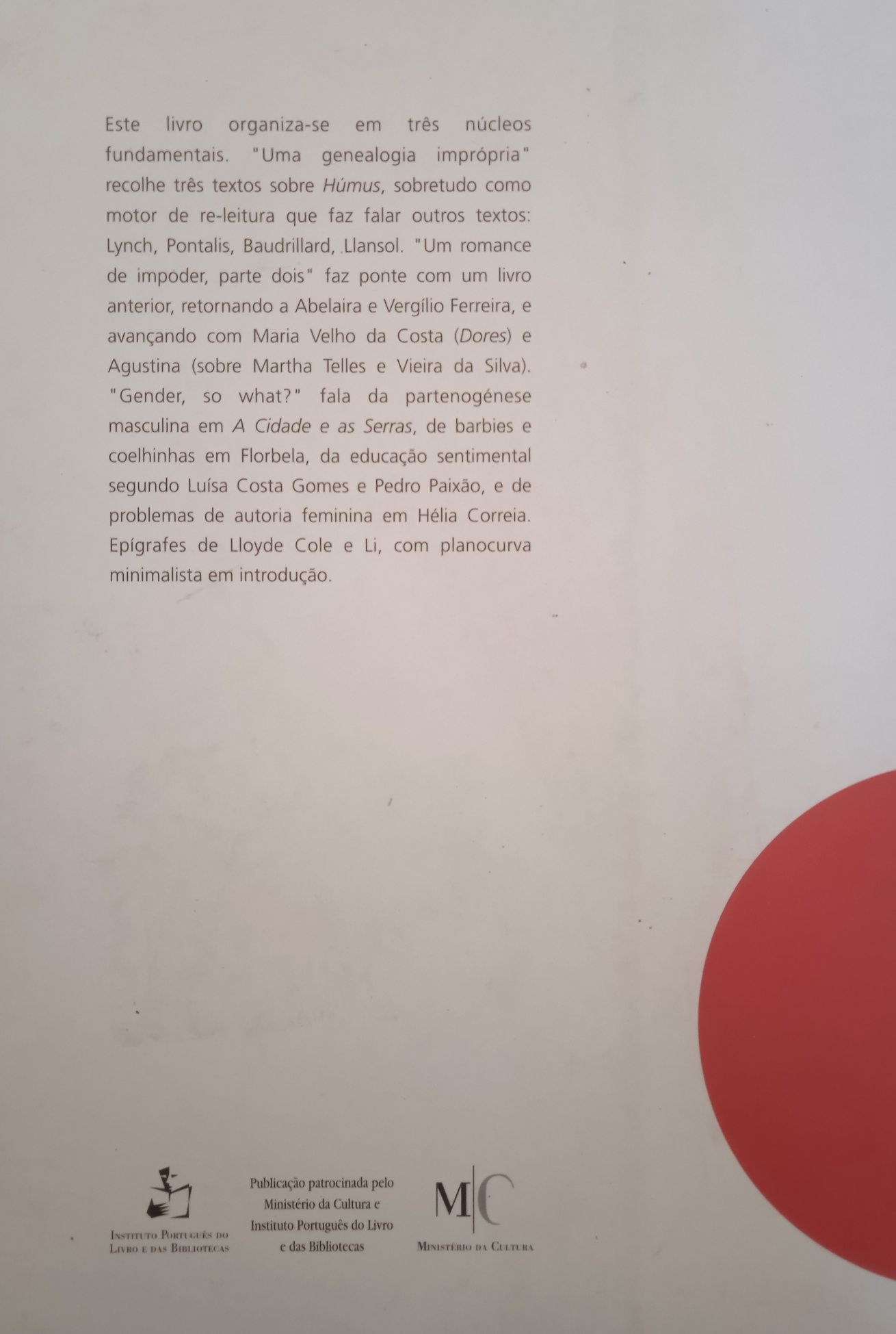 Sei que já não, e todavia ainda