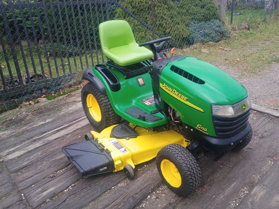 John Deere G110 25 KM Kohler V-ka hydro kosisko 137 cm mocny traktorek