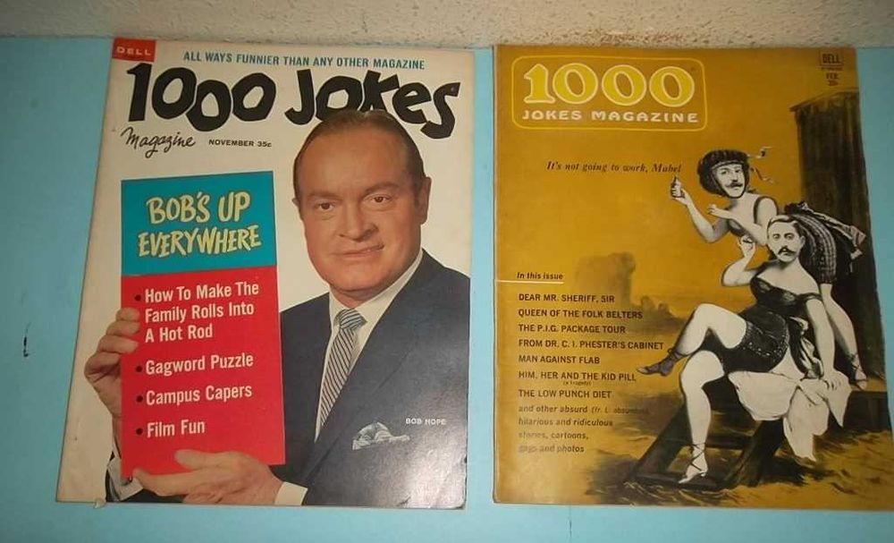 1000 JOKES Magazine - DELL - Vintage comics 1963