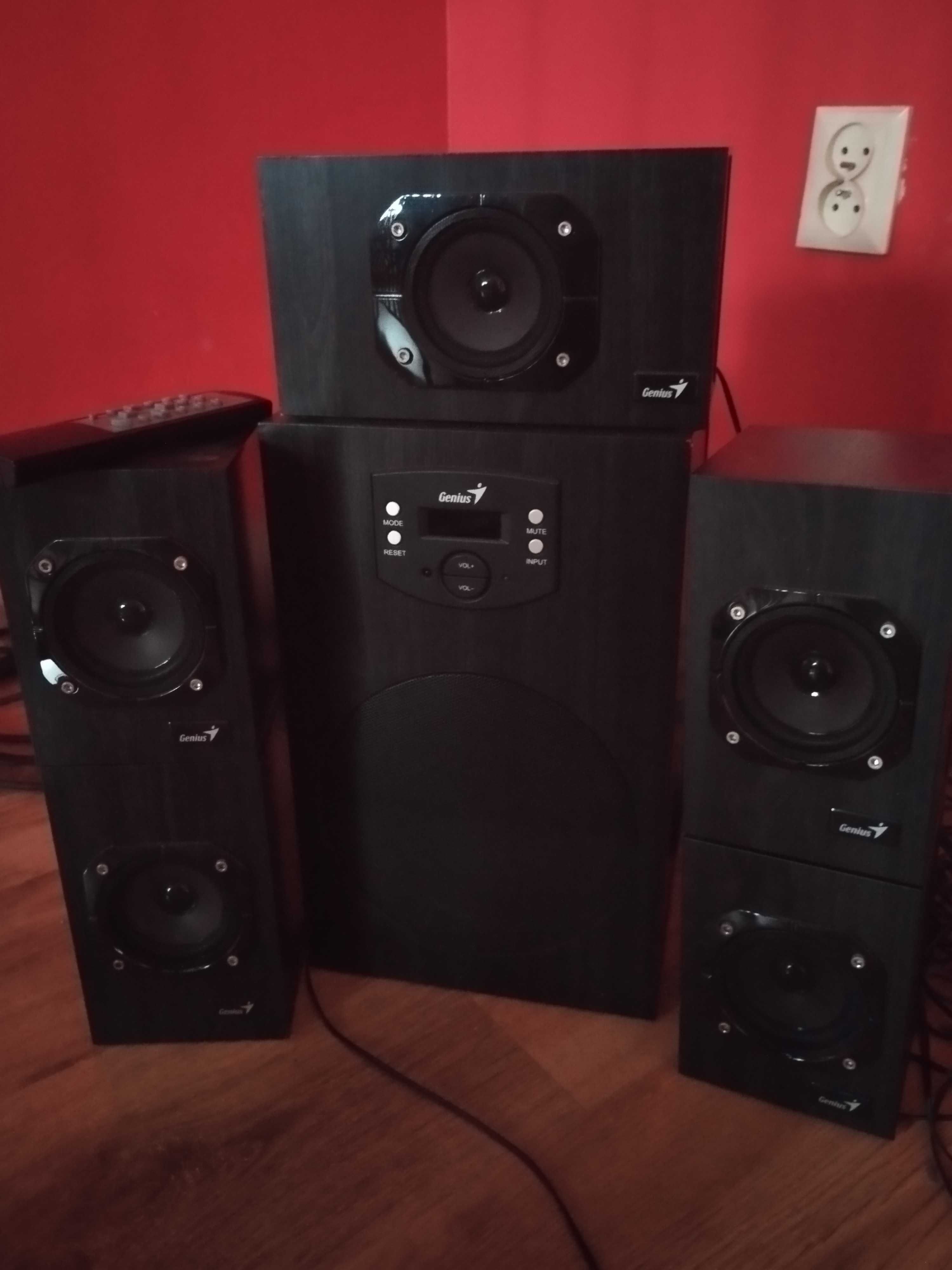 Zestaw głośników 5.1 Genius SW-HF 125 W czarny kino domowe