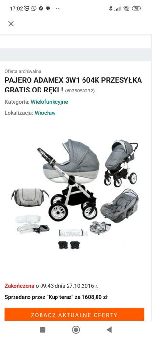 Wózek dziecięcy pajero