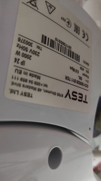 Бойлер Tesy на 50 л (модель GCV 503520 B11 TSR)