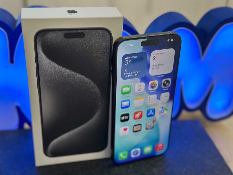 Smartfon APPLE iPhone 15 Pro Max 5G 256GB 6.7" 120Hz Tytan Czarny/RATY
