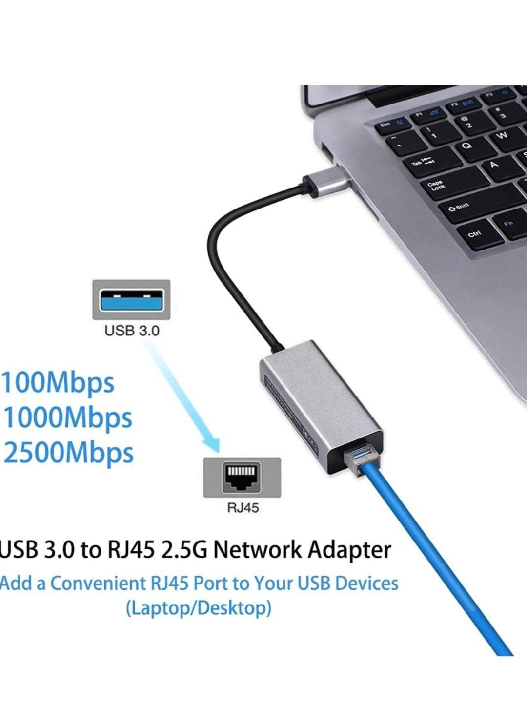 2.5GBase-T Adapter sieciowy USB 3.0