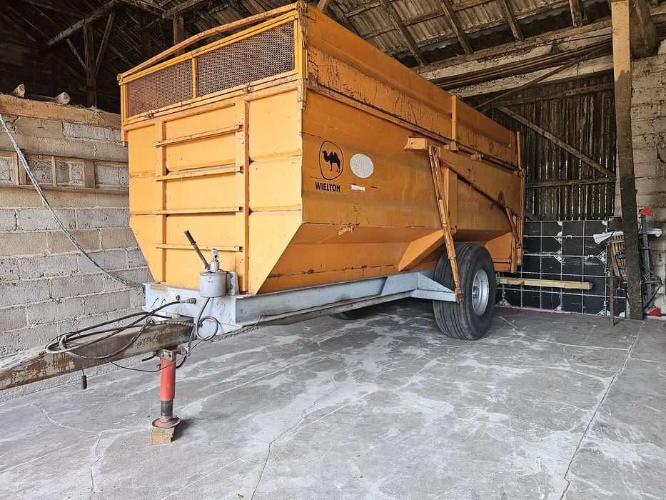 Przyczepa Zarejestrowana skorupowa wanna tandem 10-12t  wielton samson