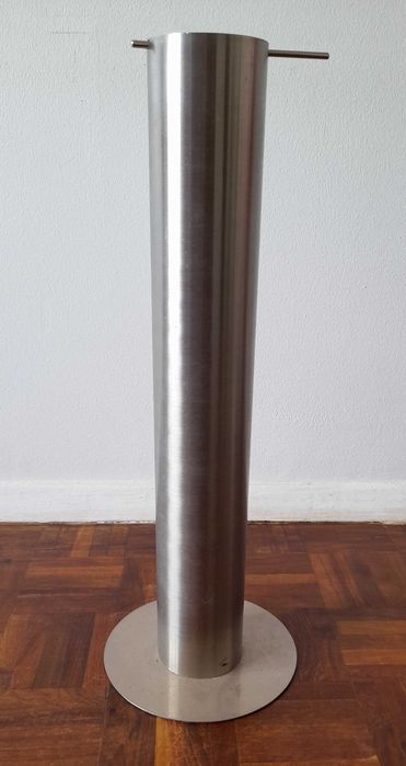 Cinzeiro vintage, em aço inox