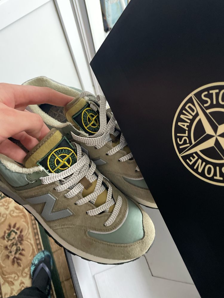 New balance, stone island, 45размер кроссовки