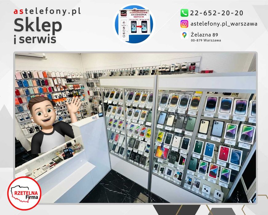 Samsung Galaxy S24FE SM-S721 8/128GB Niebieski 1850zł Żelazna 89