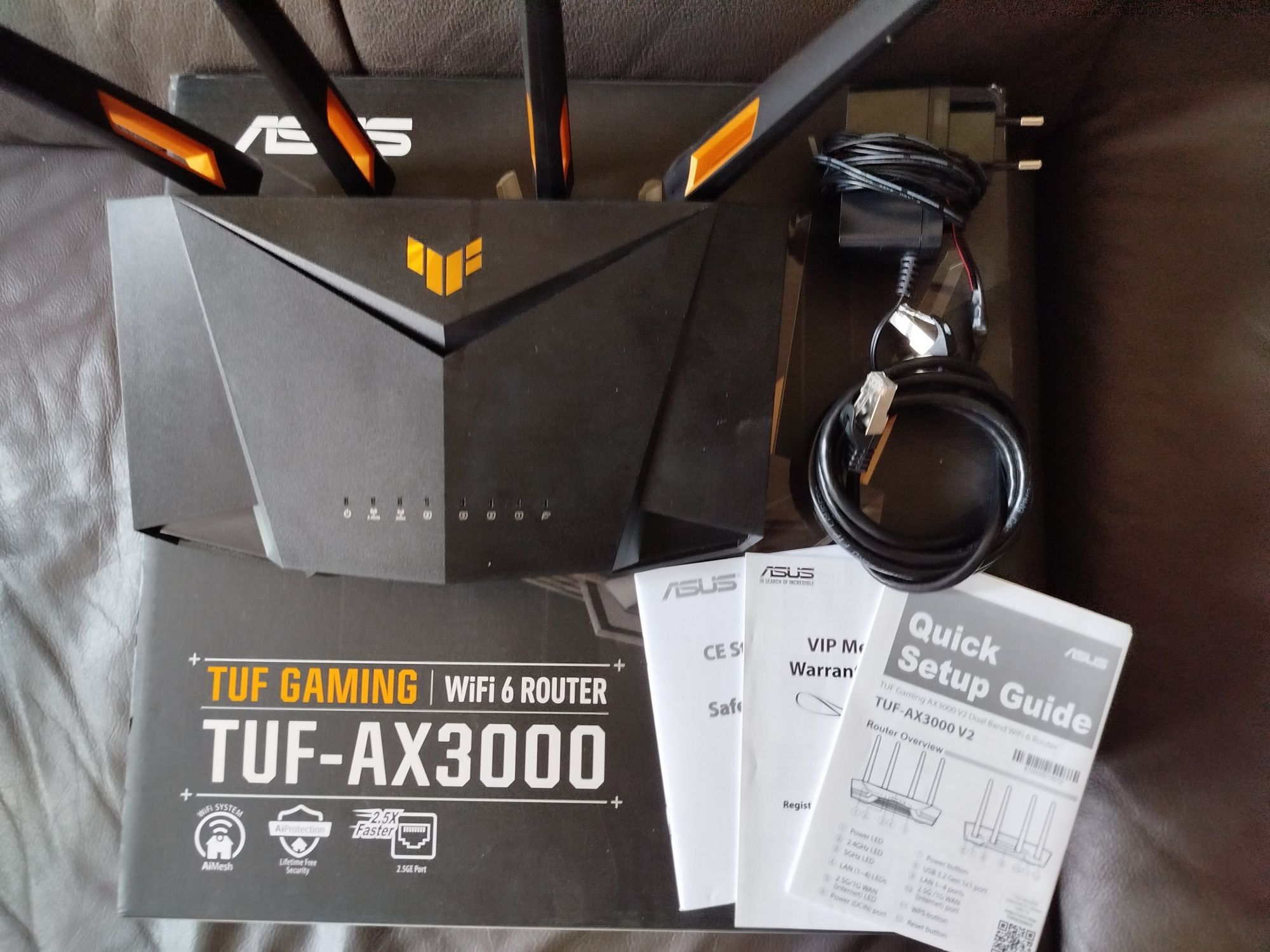 Router GAMING ASUS TUF-AX3000 V2 WiFi 6 USB.