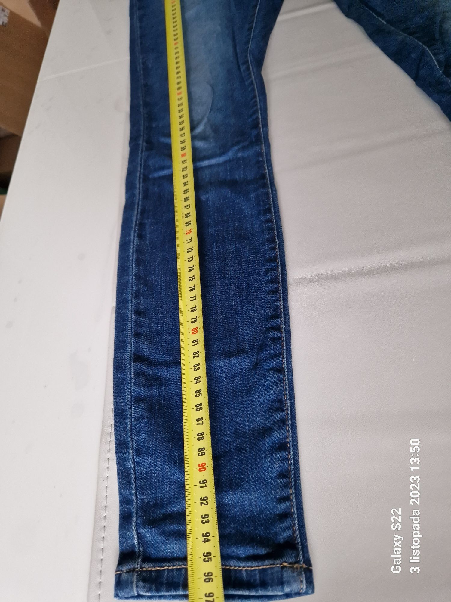 Skinny jeansowe 38 damskie