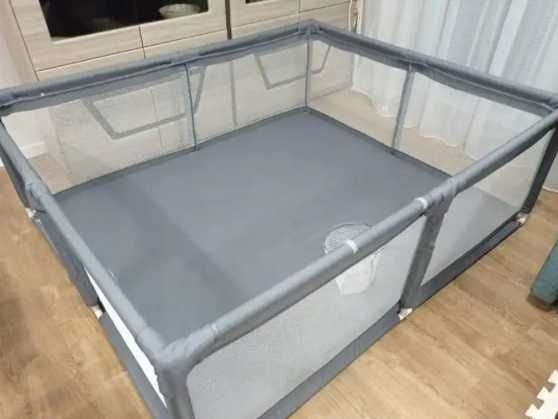 Манеж дитячий кульками 20 шт сірий