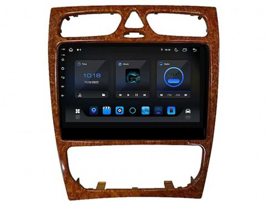 Radio samochodowe Android Benz C-Class (W203) CLK-Class (W209) (9")