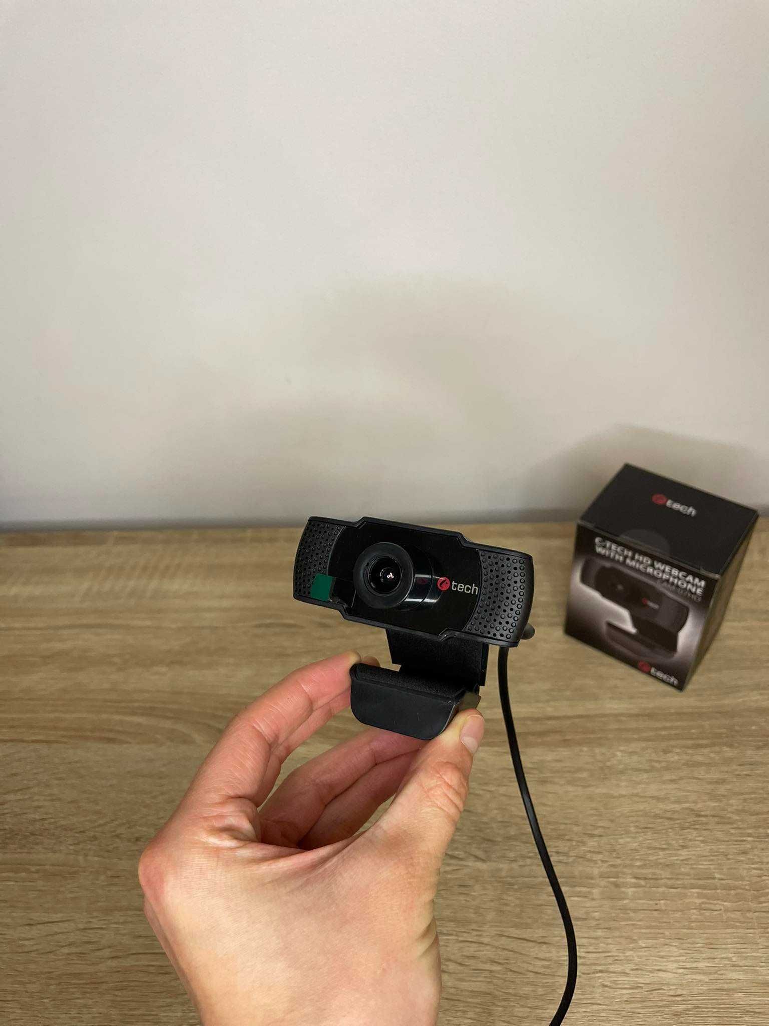 Kamera USB C-TECH HD WEBCAM z mikrofonem CAM-07HD