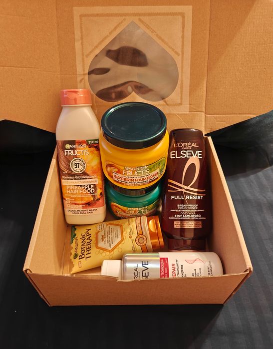 Zestaw kosmetyków włosy  Garnier Elseve nowy oryginalny sprzedaż box