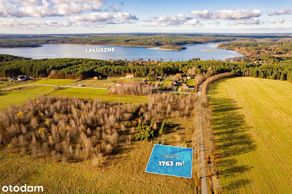 REZERWACJA Działka budowlana 1763 m2 Pluski Gmina Stawiguda