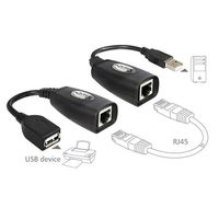 Удлинитель USB по витой паре RJ45 ЮСБ Lan Ethernet кабель (патч-корд)