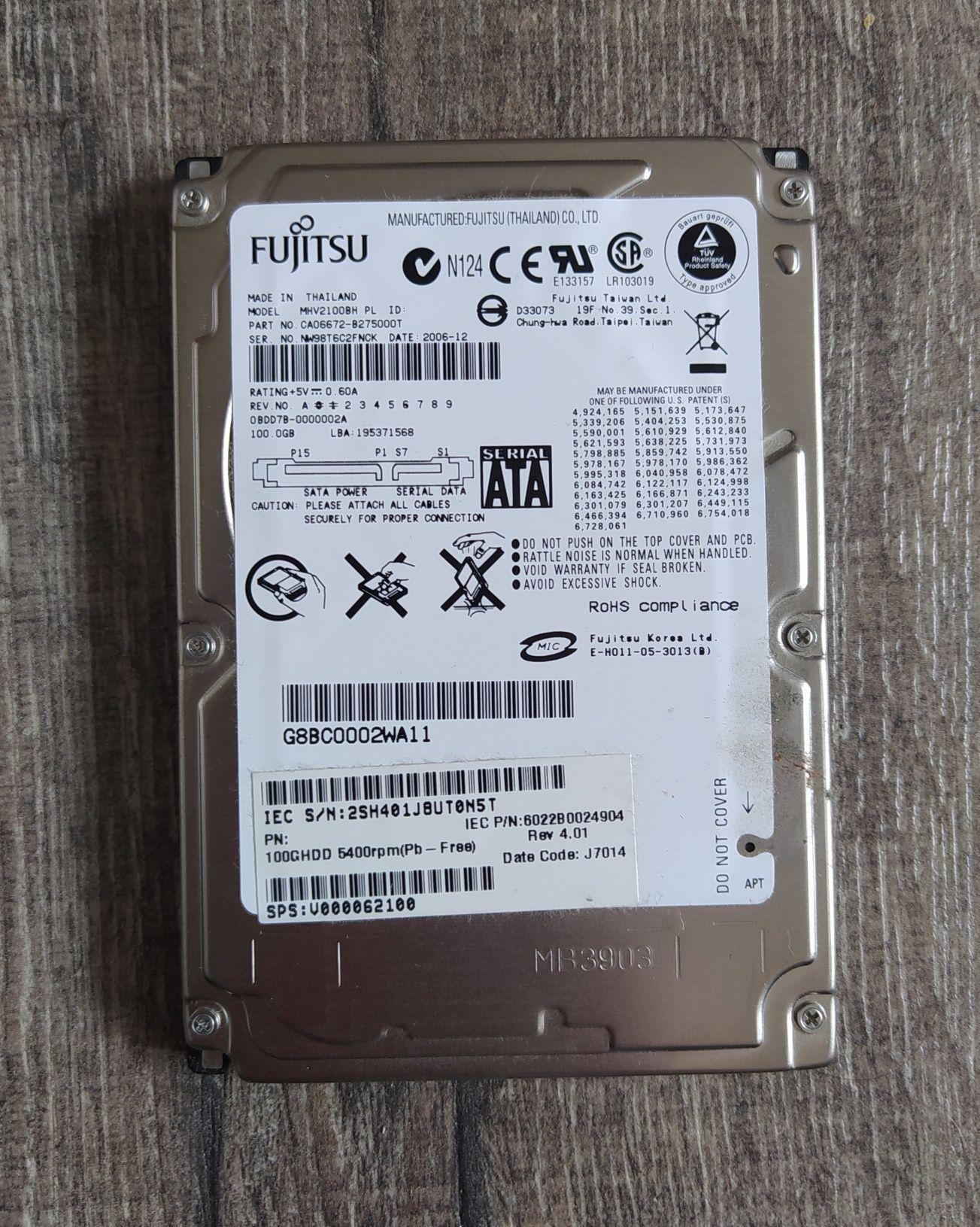 Dysk 100GB HDD Wysyłka