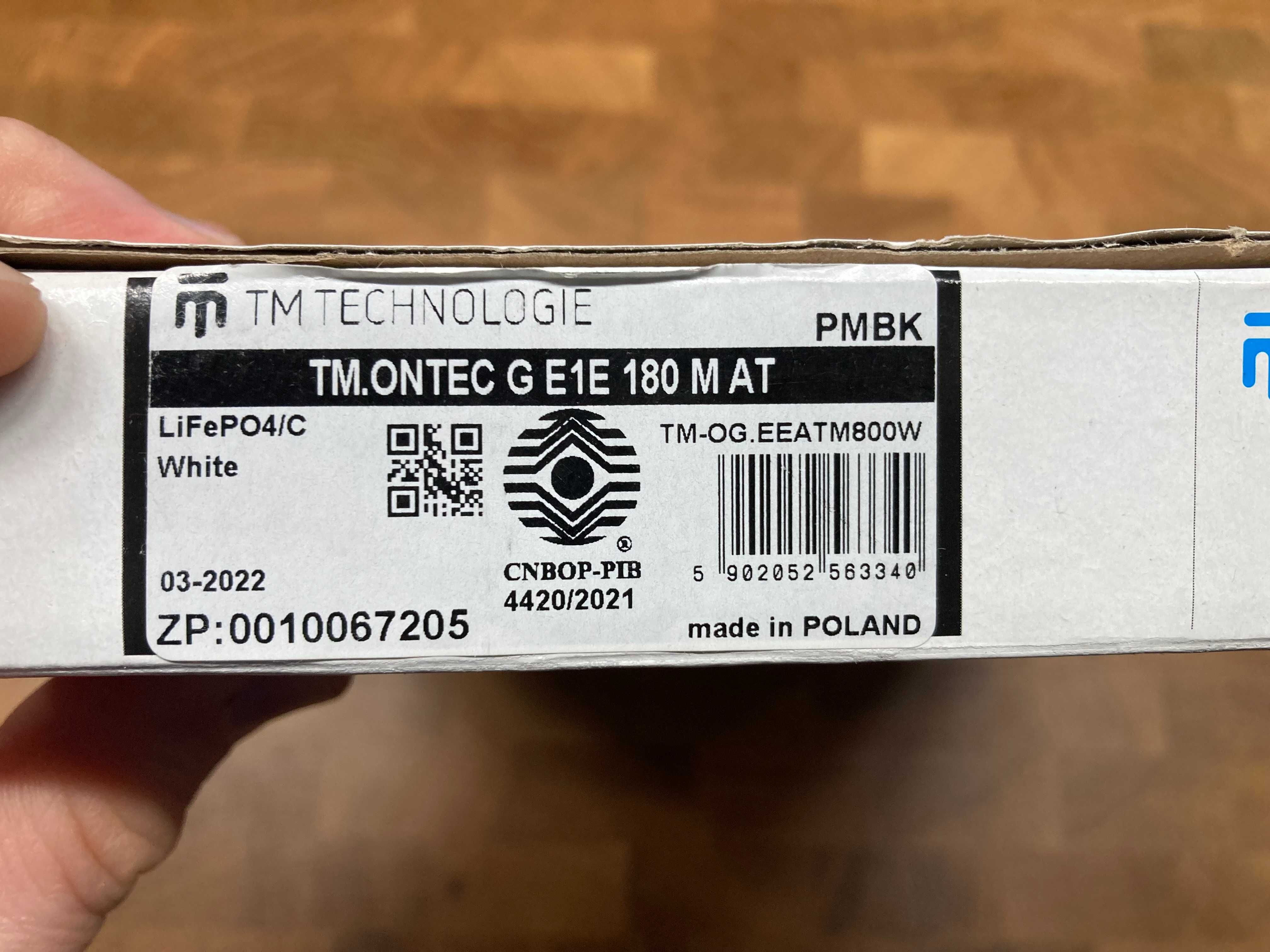Lampa awaryjna TM.ONTEC G E1E 180 M AT - nie używana