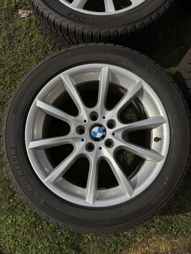 Bmw f10 f11 koła zimowe 18 styling 281 opony Michelin X-Ice 8mm 5x120
