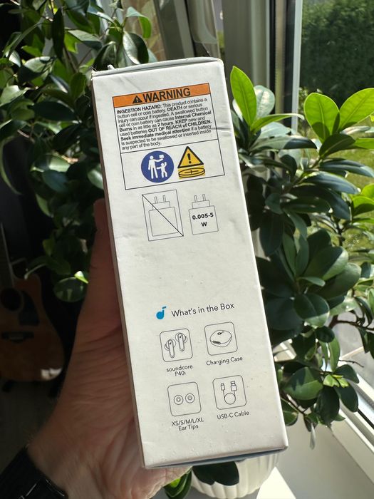 Słuchawki douszne soundcore P40i czarne TOMI-TECH