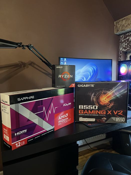 Komputer do gier – RX 7700 XT, Ryzen 7, 32GB RAM – gotowy do grania