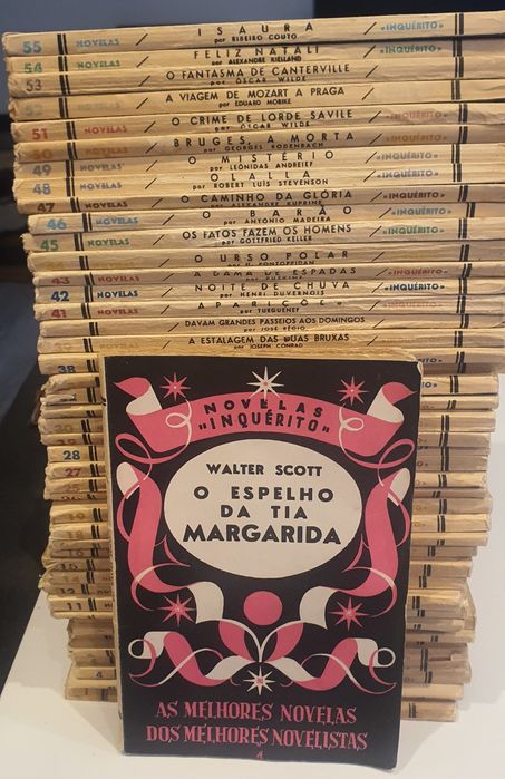 Novelas inquerito livros antigos raros