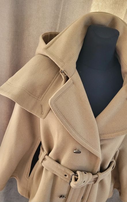 Пальто кейп 80% вовни