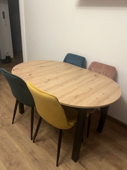 Krzesło welurowe 4 kolory